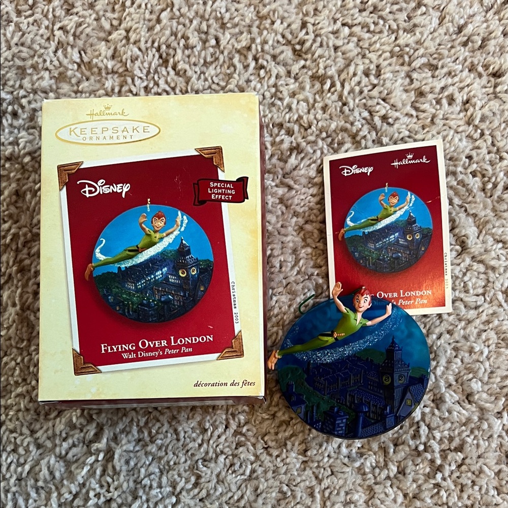 Hallmark Peter Pan Flying over London Ornament